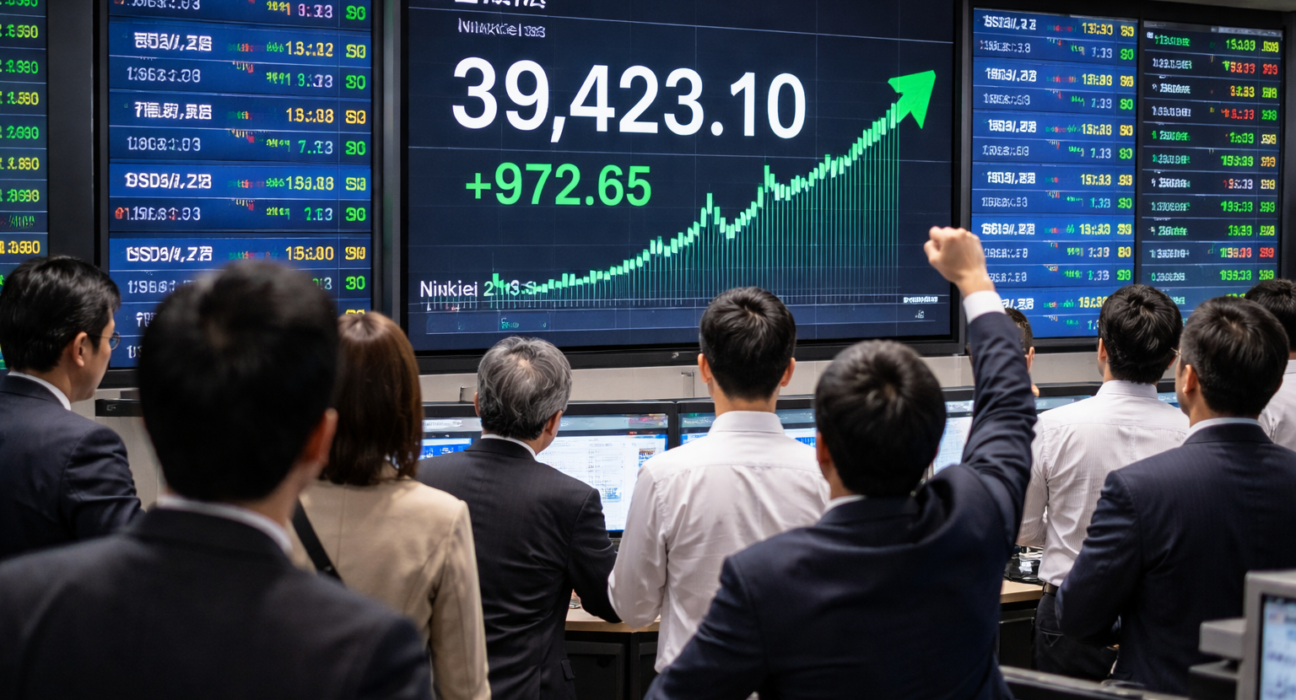 Nikkei 225 steady as Japan GDP growth slows, yen stages a cautious rebound