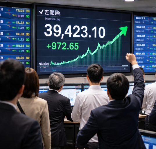 Nikkei 225 steady as Japan GDP growth slows, yen stages a cautious rebound