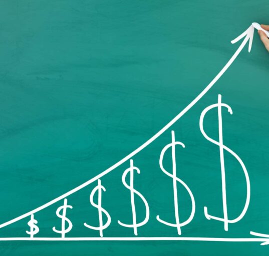 dividends grow over time