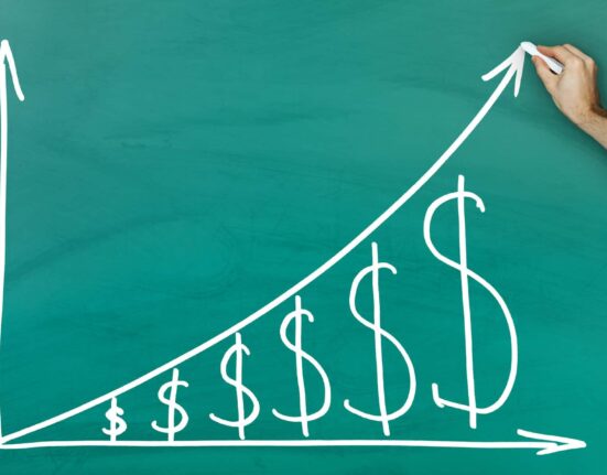 dividends grow over time