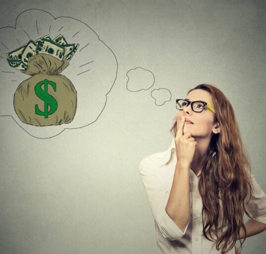 dreaming of financial success